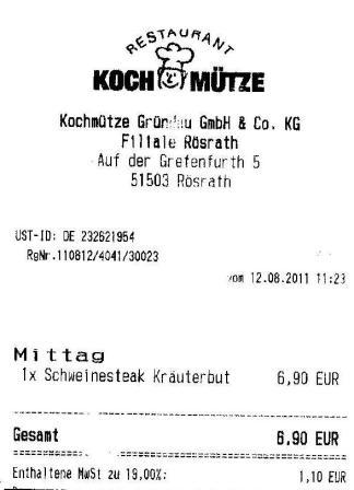 ttha Hffner Kochmtze Restaurant